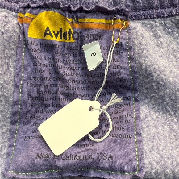 AVIATOR NATION | ✨NEW✨ Venice Surfer Sweatpants in Faded Grape - Picture 5 of 5